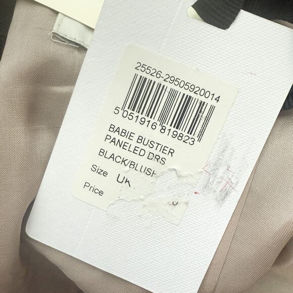 Reiss Babie Strapless Bustier Lace Dress NWT Black Size 10 - Picture 13 of 15